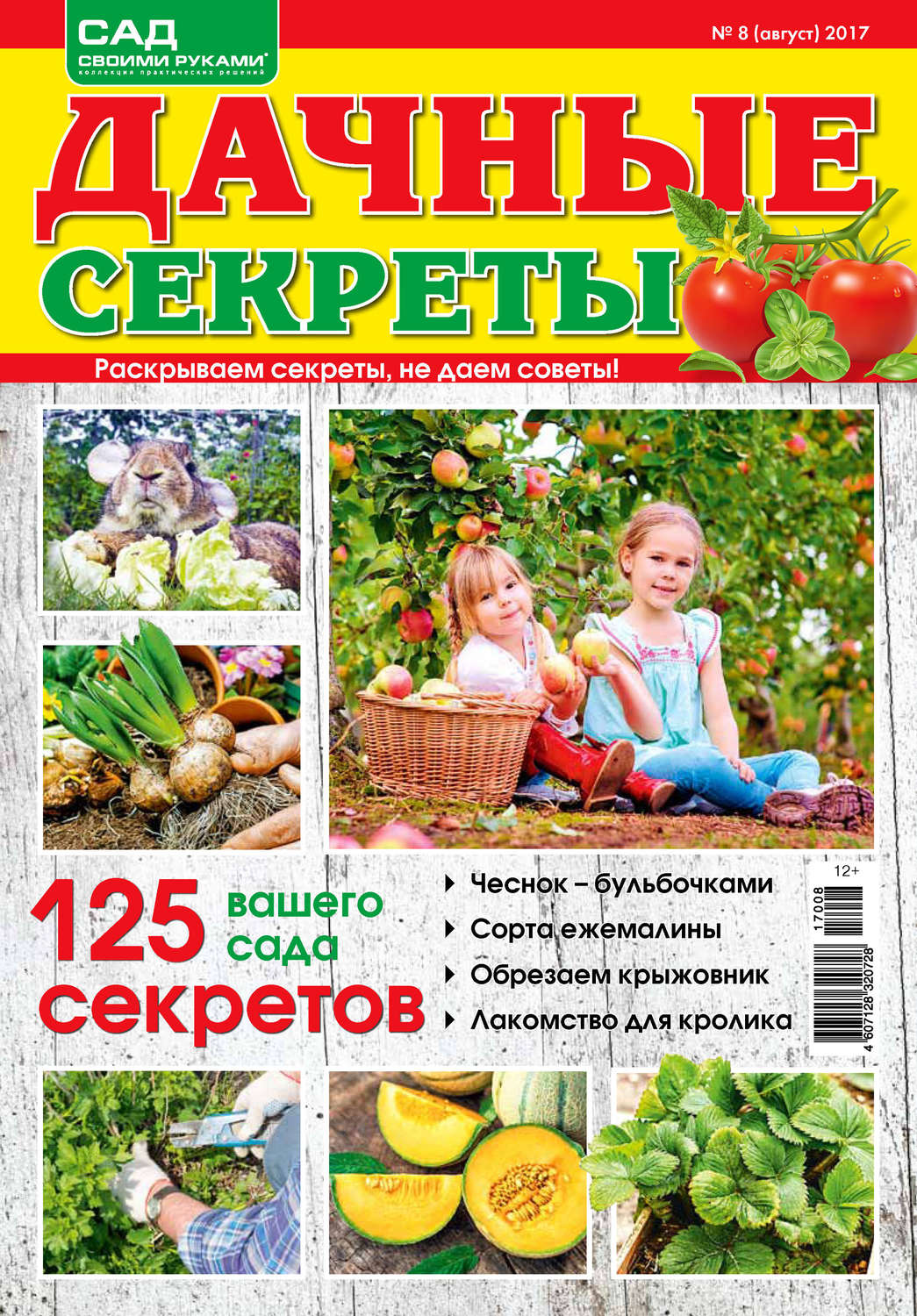 Обложка книги «Сад своими руками. Дачные секреты №08/2017»