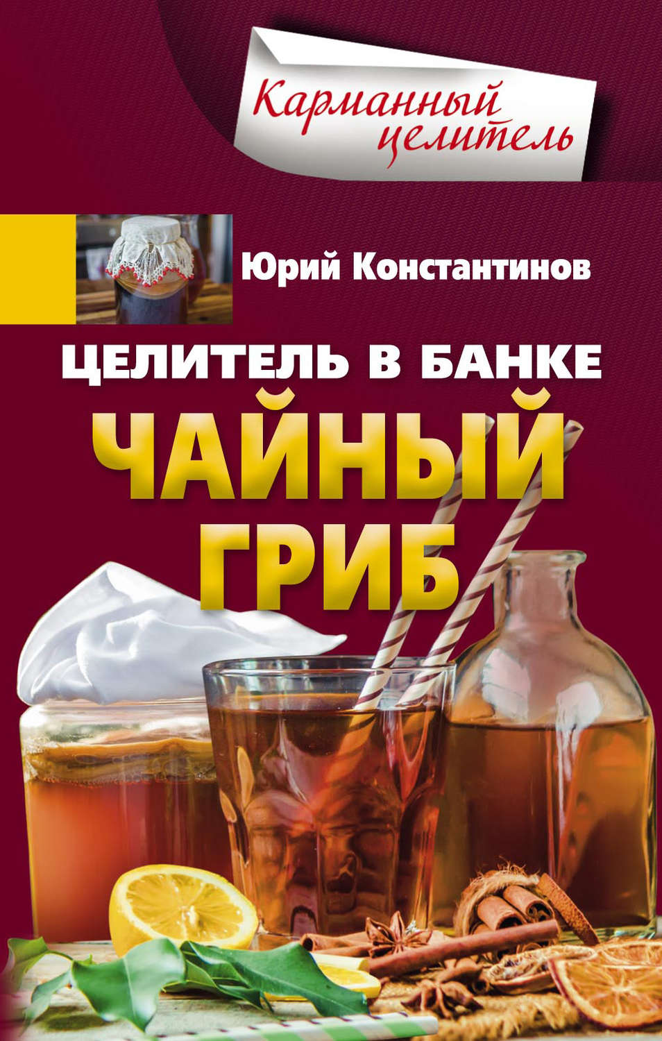 Обложка книги «Целитель в банке. Чайный гриб»