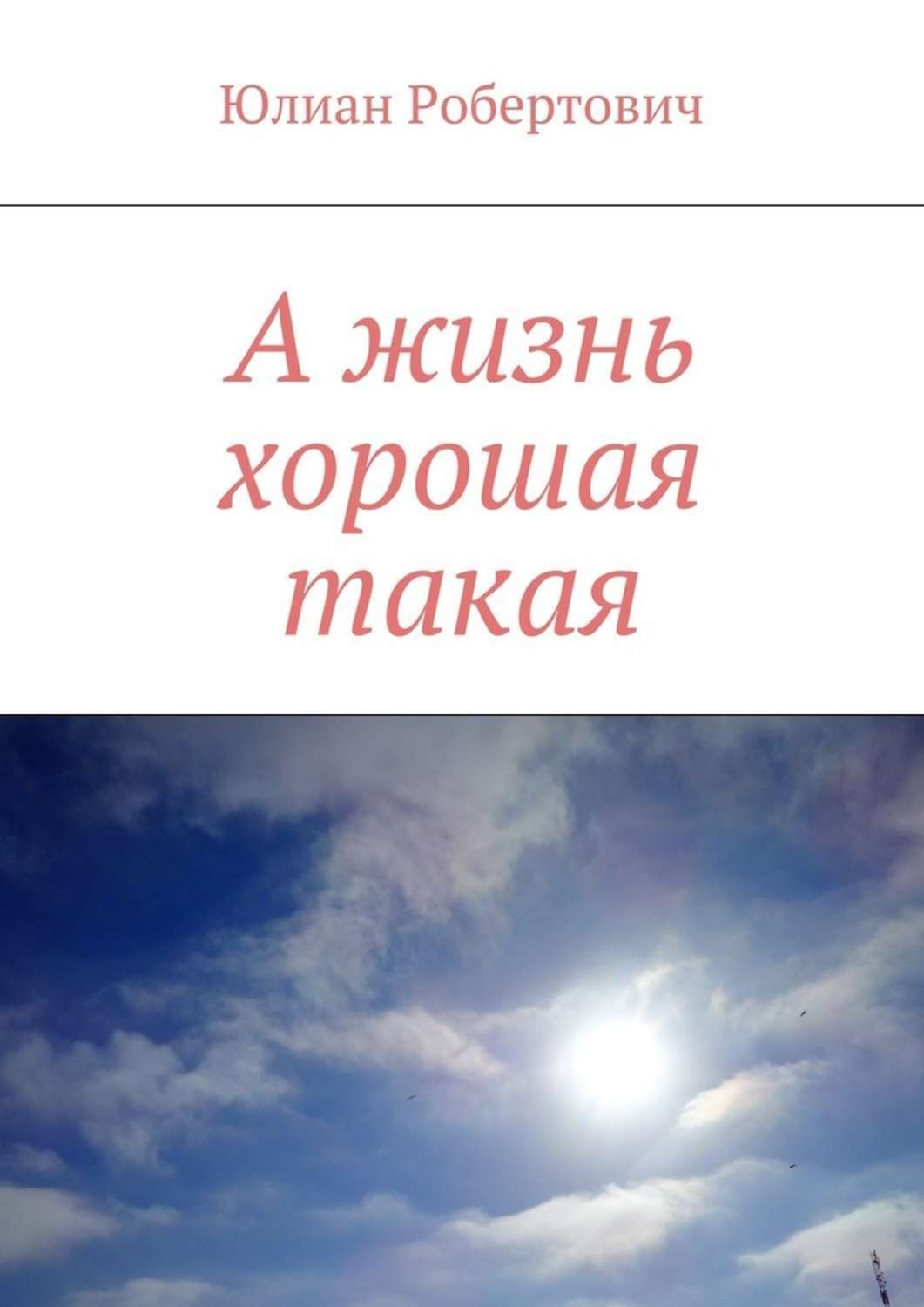 Обложка книги «А жизнь хорошая такая»