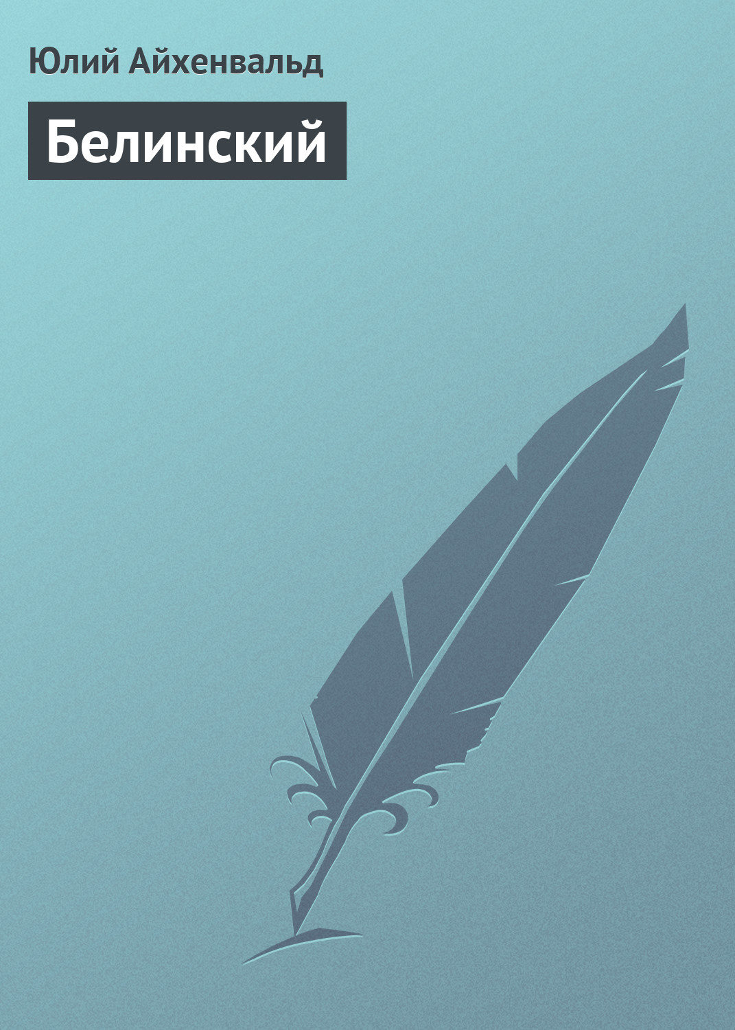 Обложка книги «Белинский»