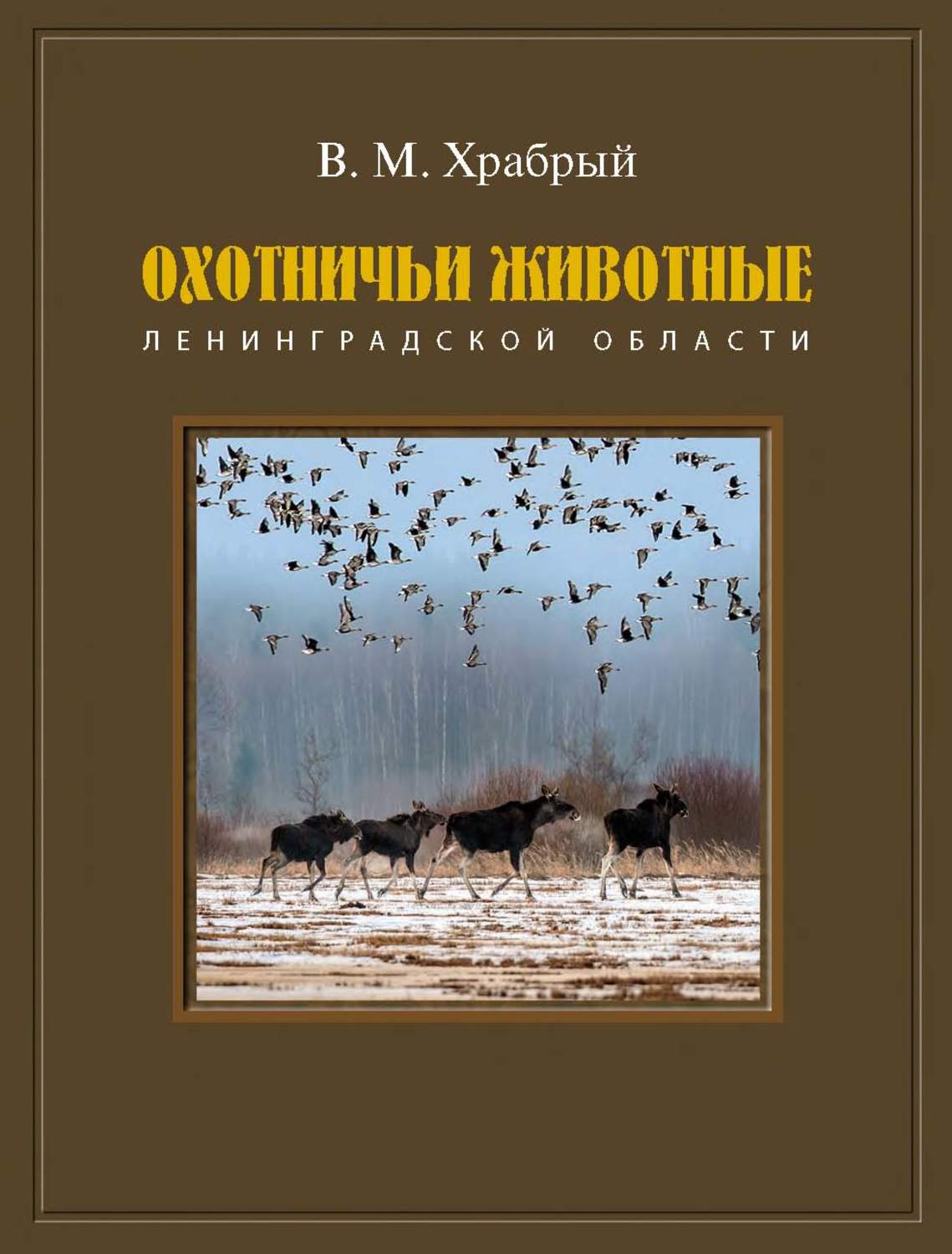 Обложка книги «Охотничьи животные Ленинградской области»