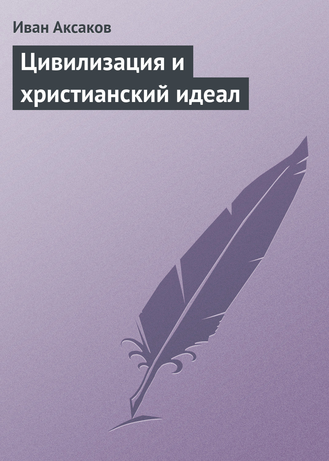 Обложка книги «Цивилизация и христианский идеал»