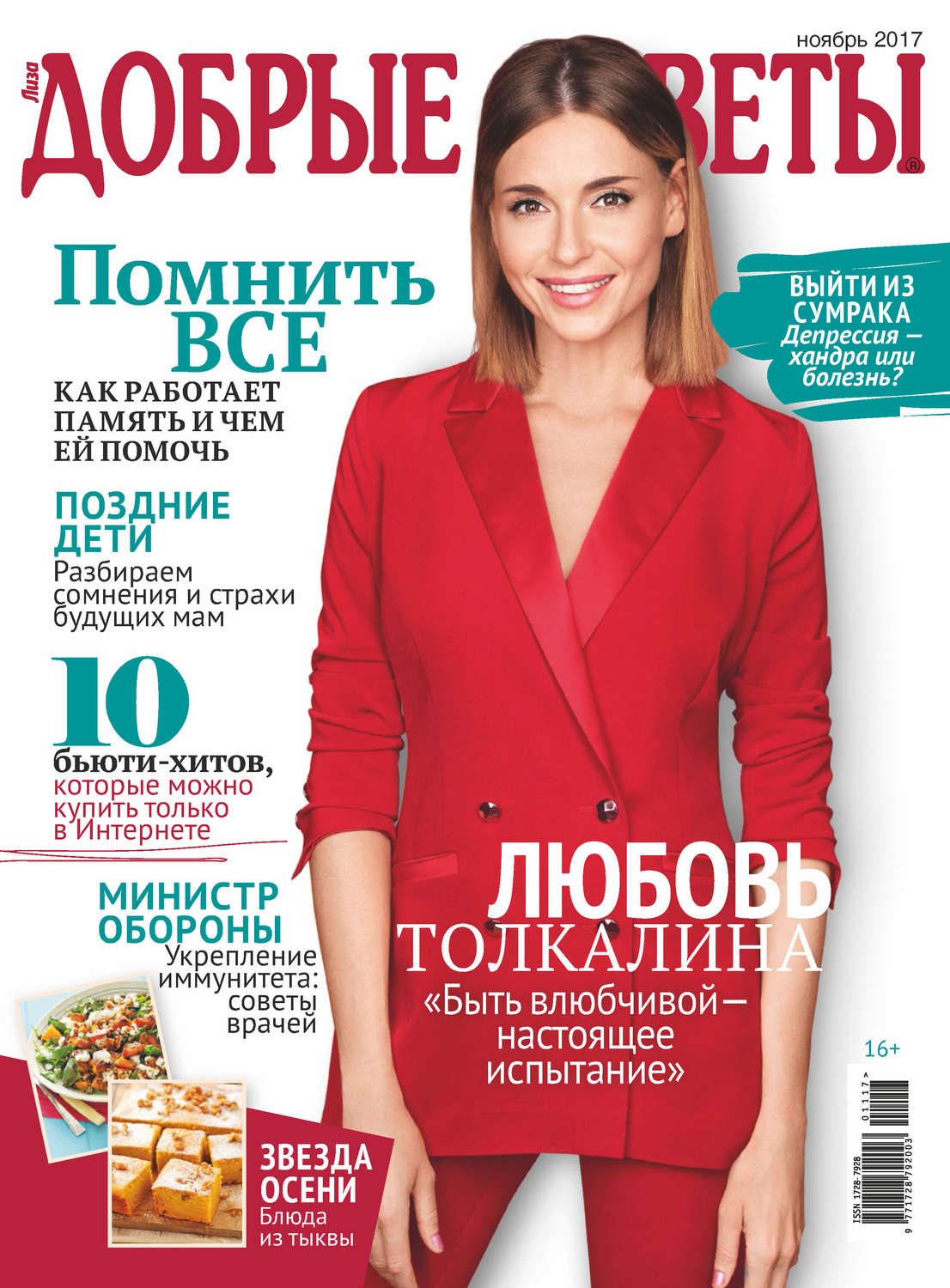 Обложка книги «Добрые советы №11/2017»