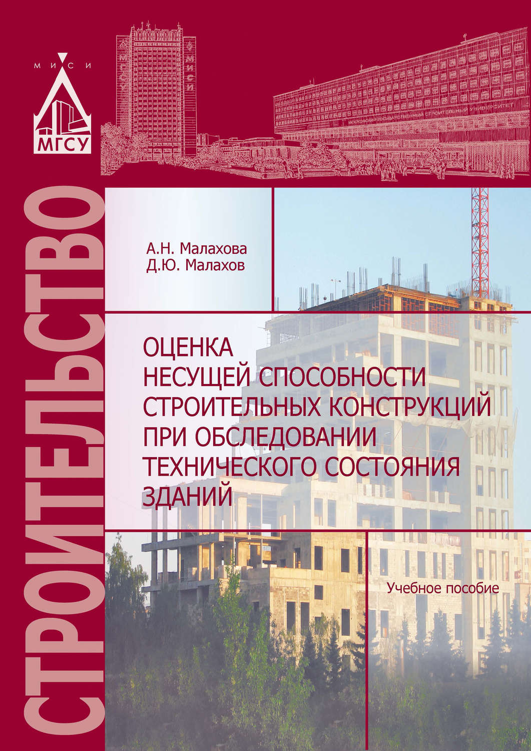 Обложка книги «Оценка несущей способности строительных конструкций при обследовании технического состояния зданий»