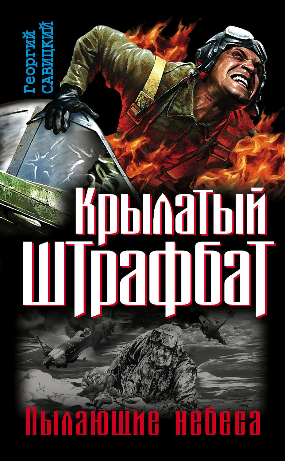 Обложка книги «Крылатый штрафбат. Пылающие небеса (сборник)»