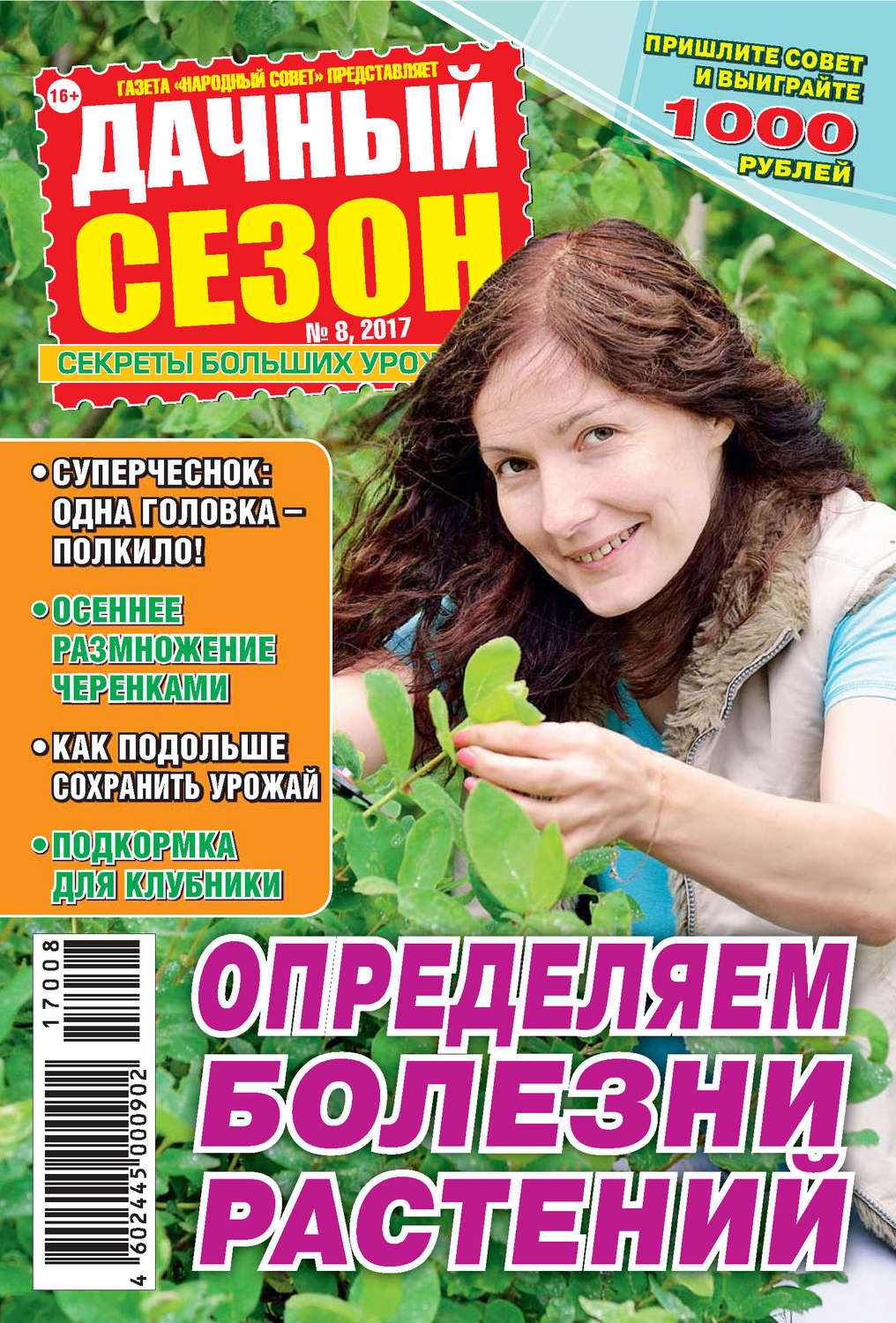 Обложка книги «Дачный сезон №08/2017»