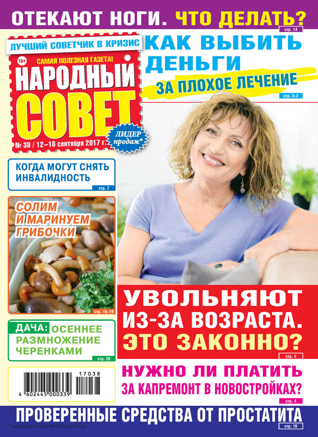 Обложка книги «Народный совет №38/2017»