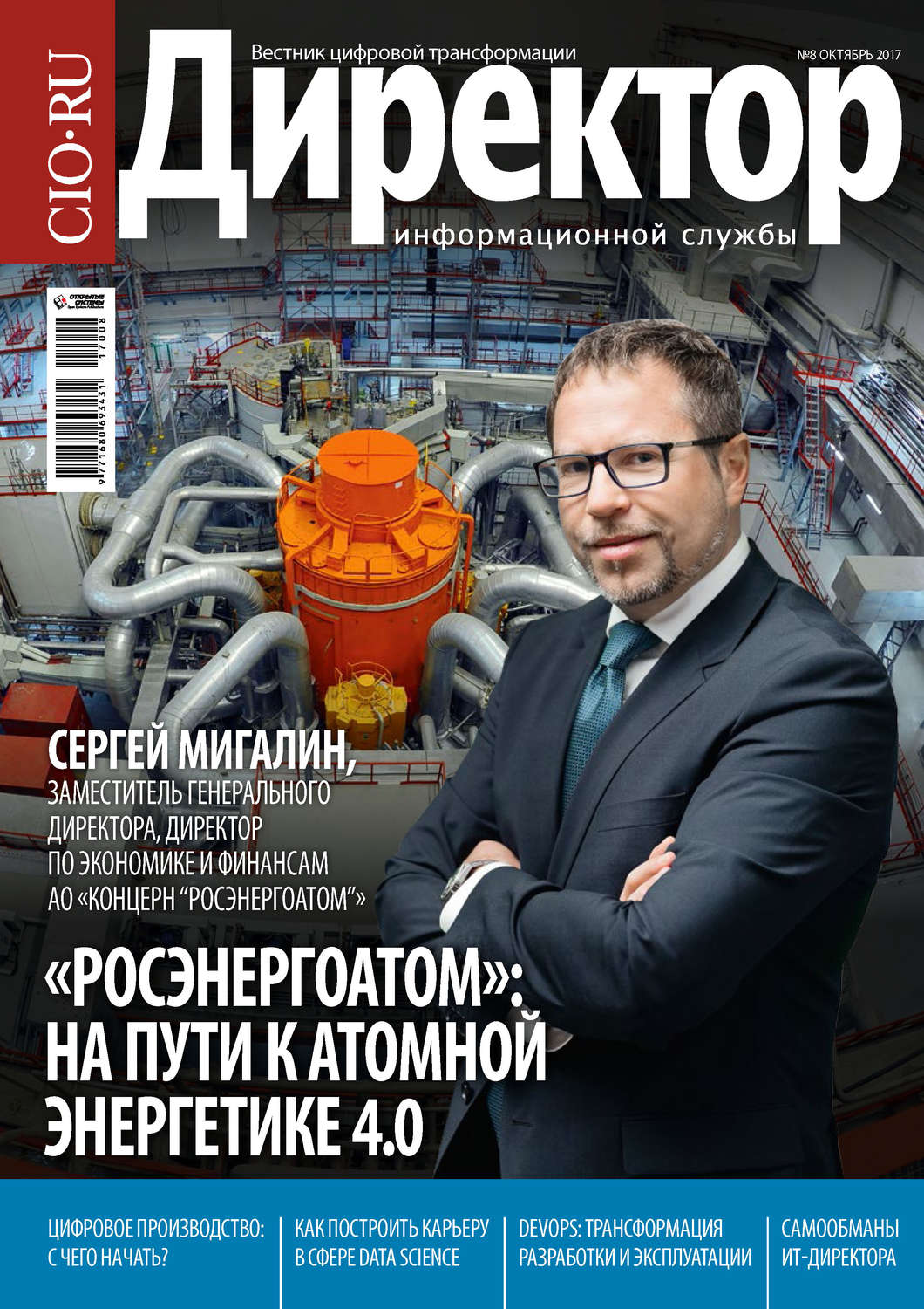 Обложка книги «Директор информационной службы №08/2017»