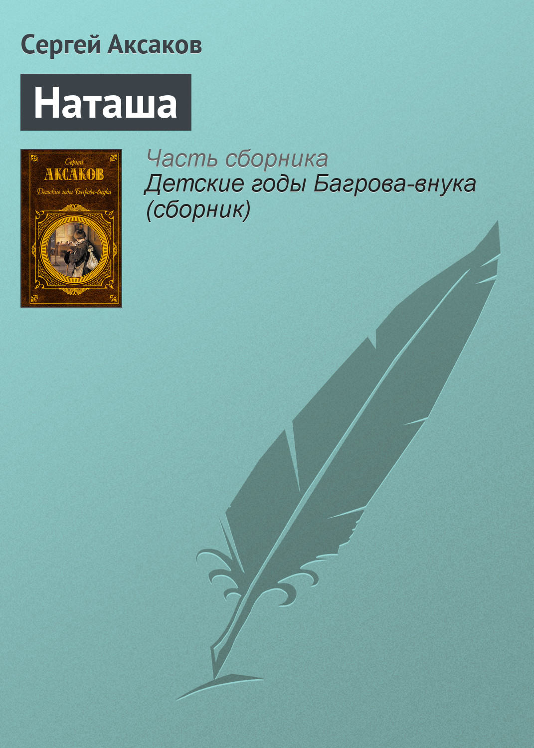 Обложка книги «Наташа»