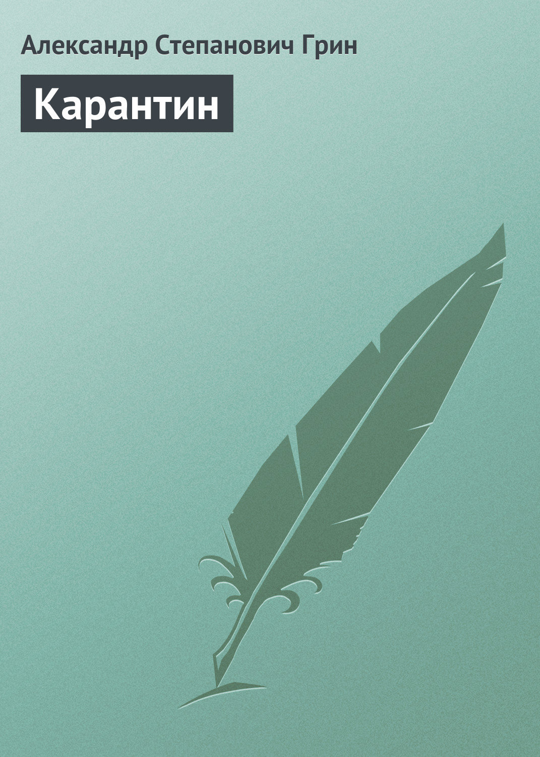 Обложка книги «Карантин»