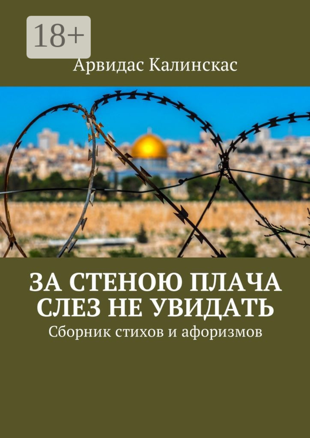 Обложка книги «За стеною плача слез не увидать. Сборник стихов и афоризмов»