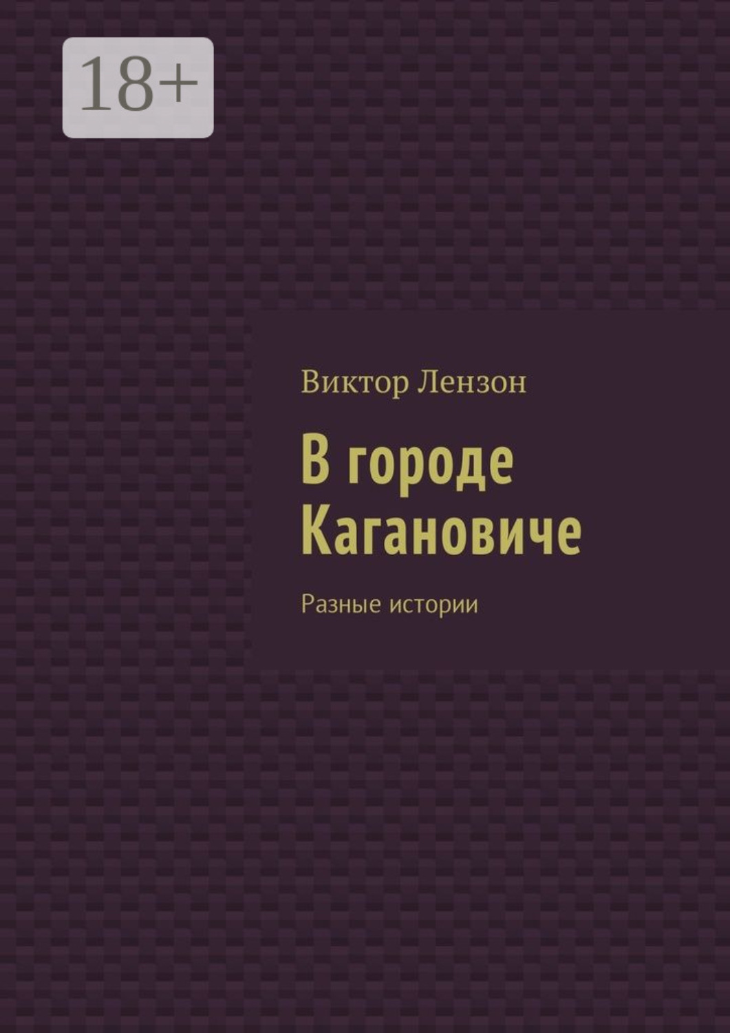Обложка книги «В городе Кагановиче. Разные истории»