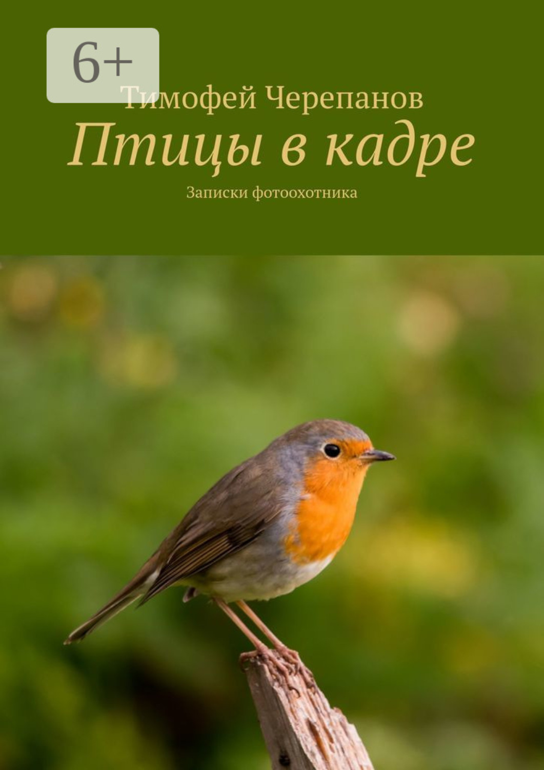 Обложка книги «Птицы в кадре. Записки фотоохотника»