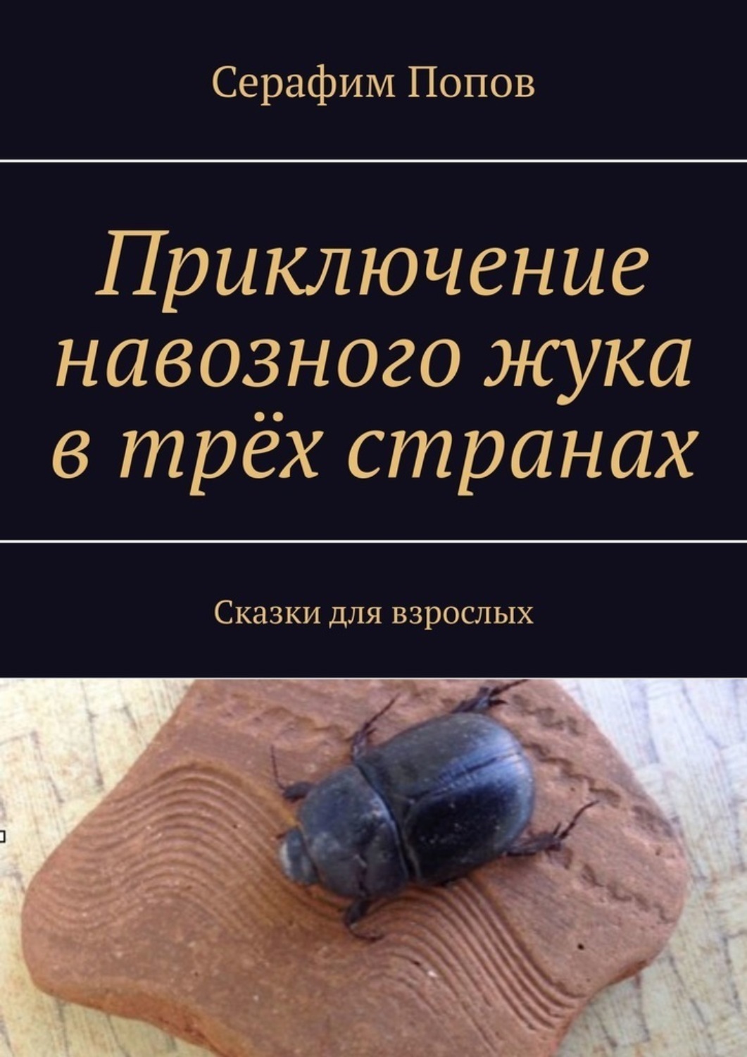 Обложка книги «Приключение навозного жука в трёх странах. Сказки для взрослых»