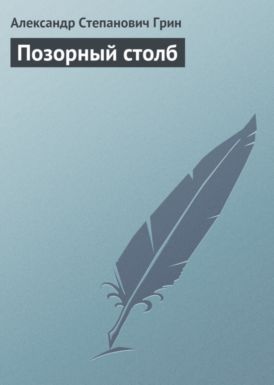 Обложка книги «Позорный столб»