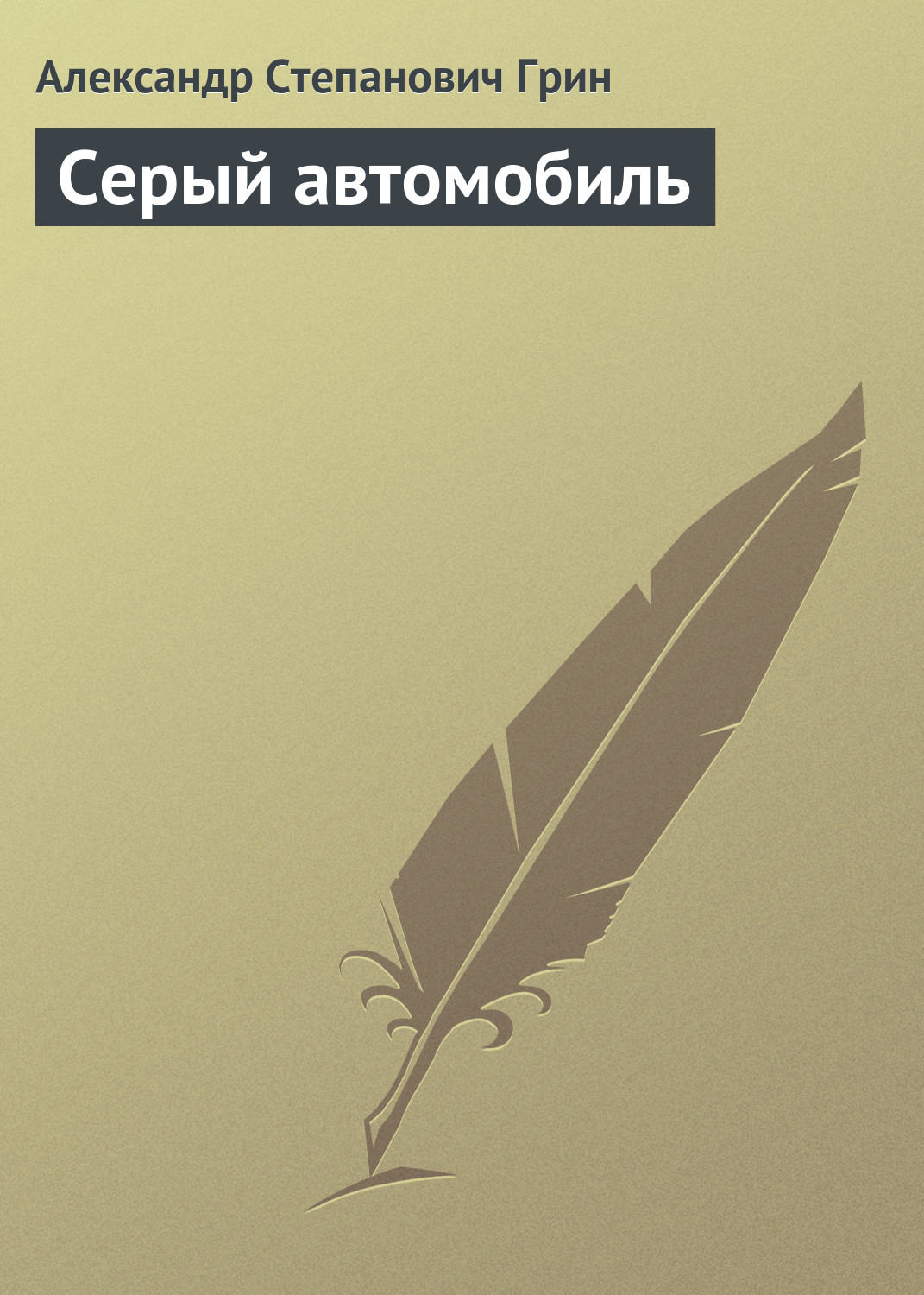 Обложка книги «Серый автомобиль»