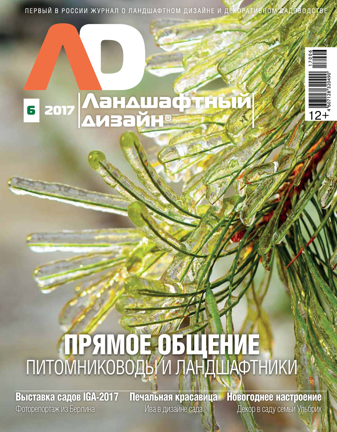 Обложка книги «Ландшафтный дизайн №06/2017»