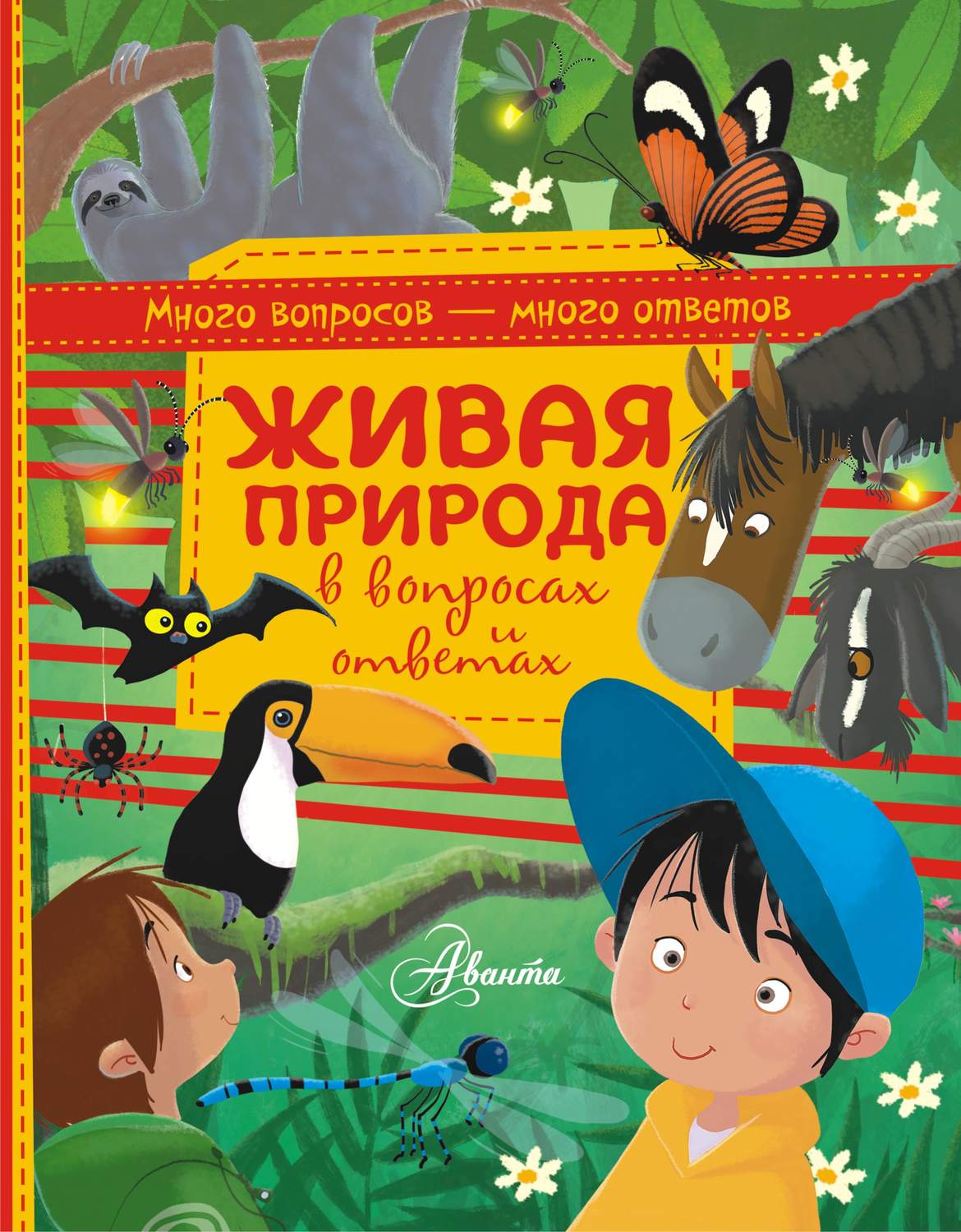 Обложка книги «Живая природа в вопросах и ответах»