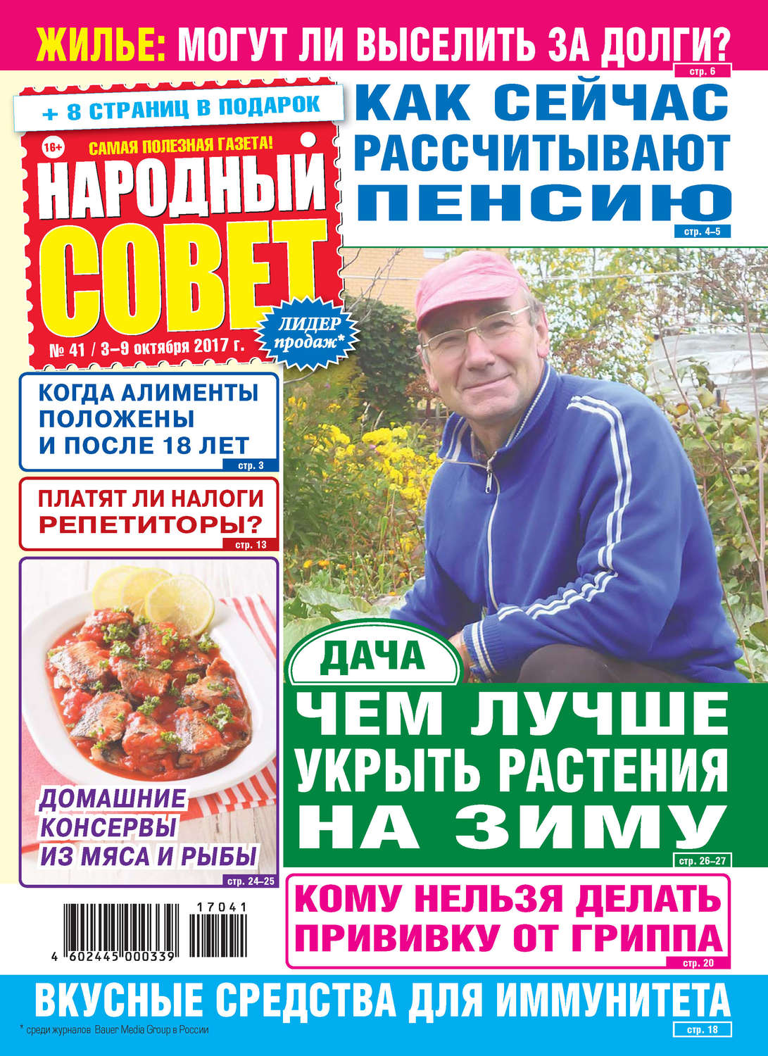 Обложка книги «Народный совет №41/2017»