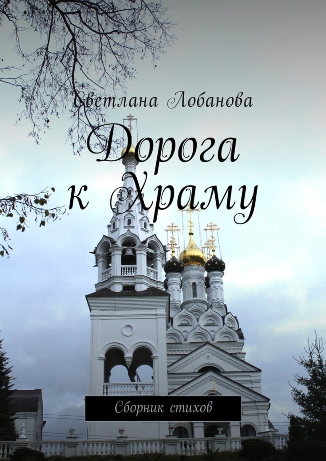 Обложка книги «Дорога к храму. Сборник стихов»