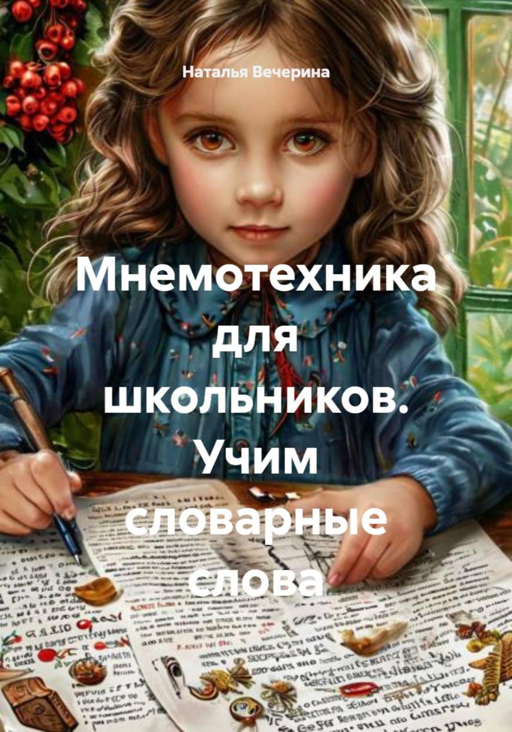 Обложка книги «Мнемотехника для школьников. Учим словарные слова»