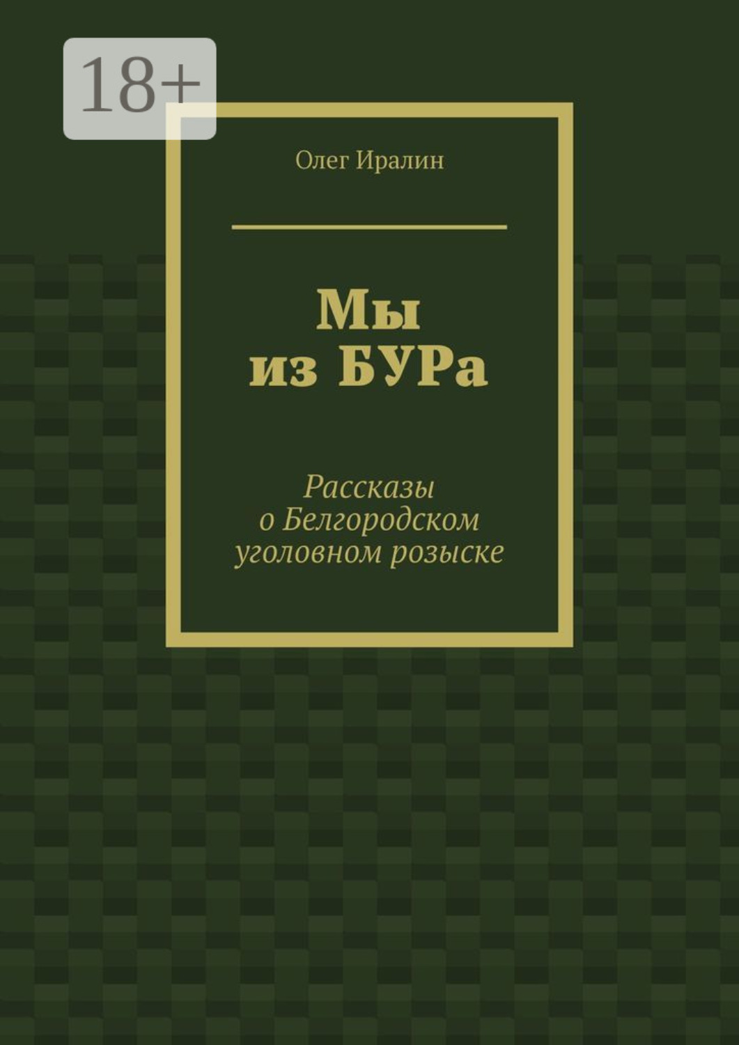 Обложка книги «Мы из БУРа. Рассказы о Белгородском уголовном розыске»