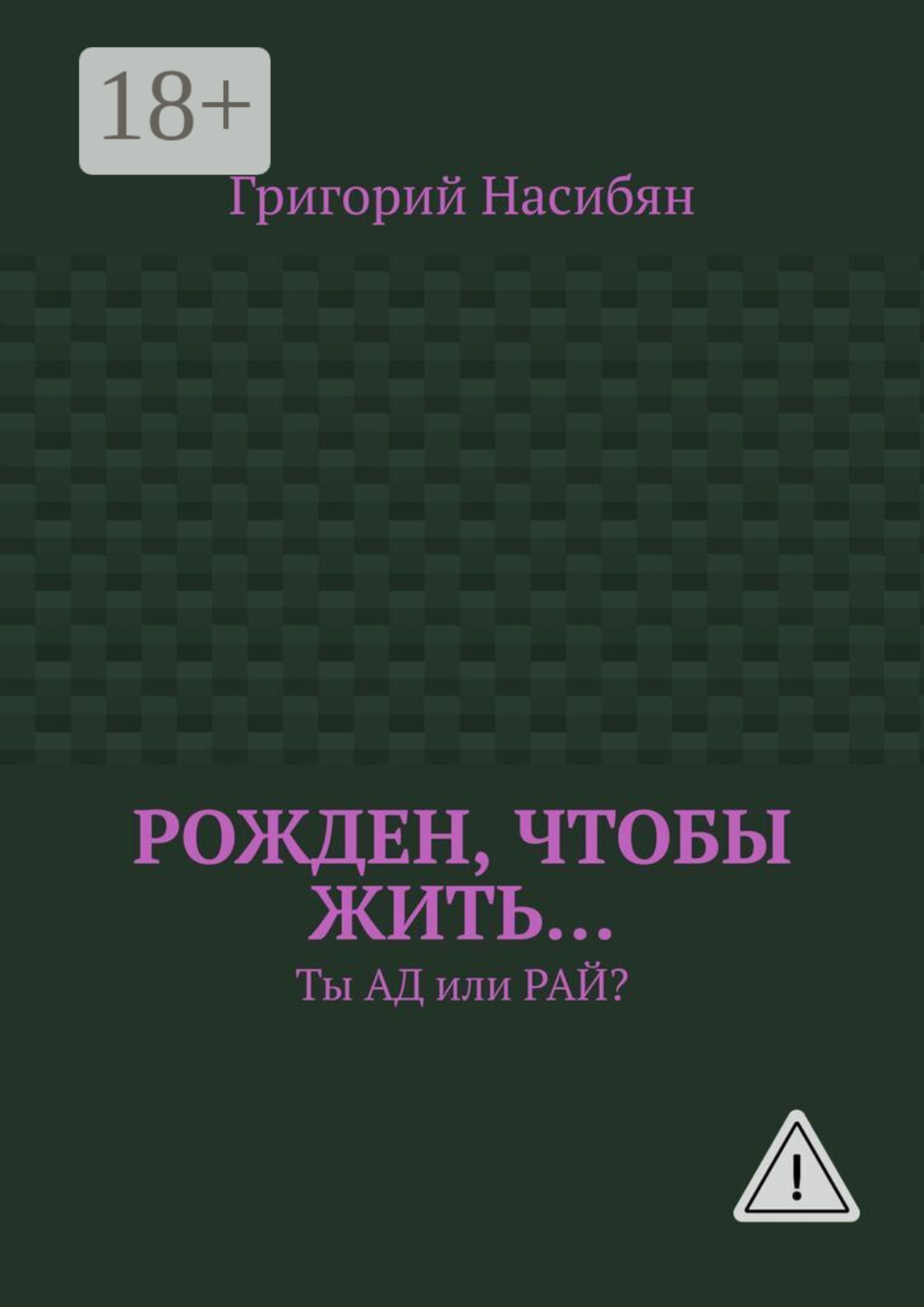 Обложка книги «Рожден, чтобы жить… Ты ад или рай?»