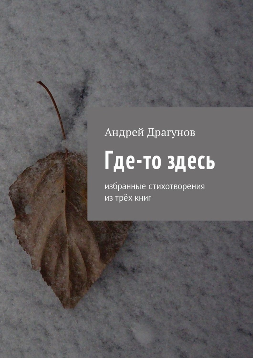Обложка книги «Где-то здесь. Избранные стихотворения из трёх книг»