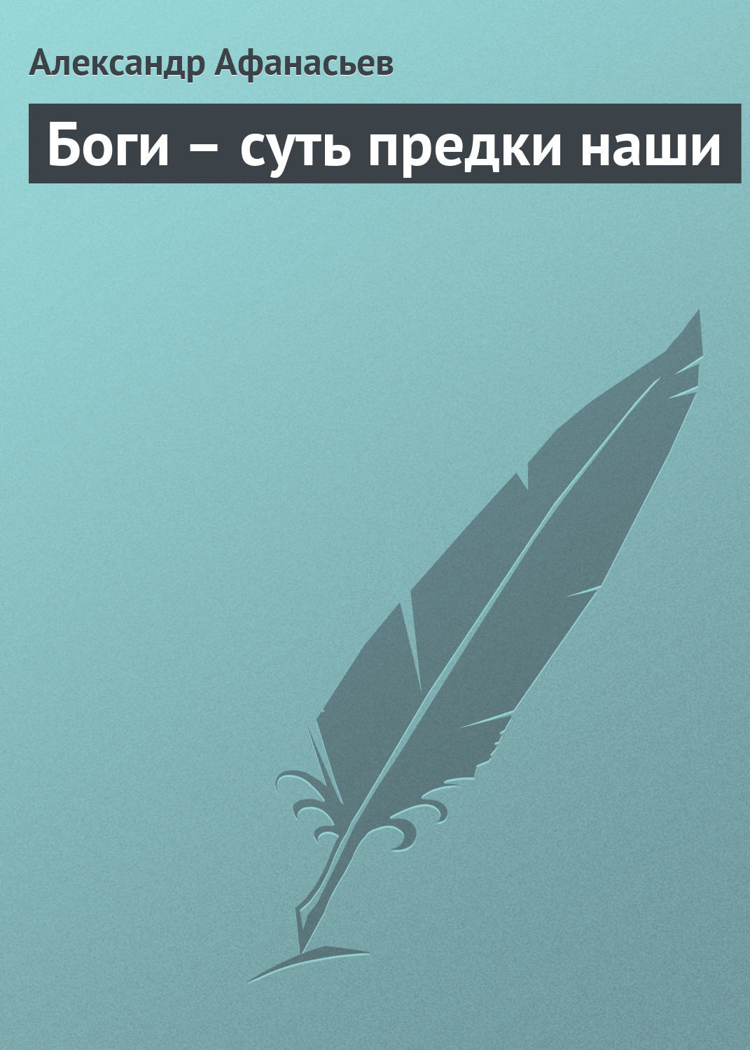 Обложка книги «Боги – суть предки наши»