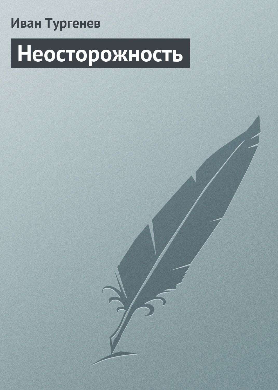 Обложка книги «Неосторожность»