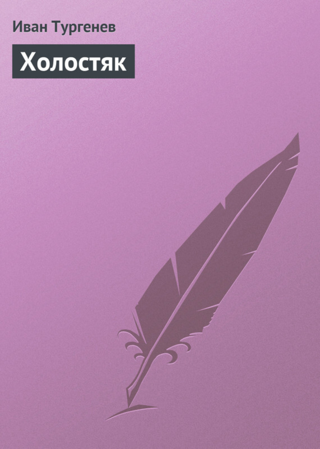 Обложка книги «Холостяк»