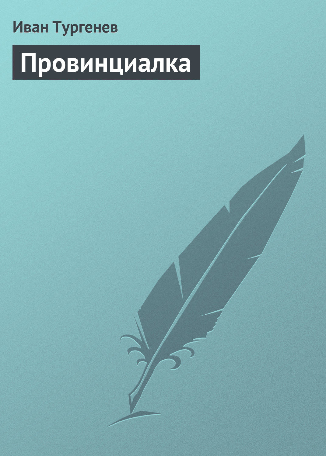 Обложка книги «Провинциалка»