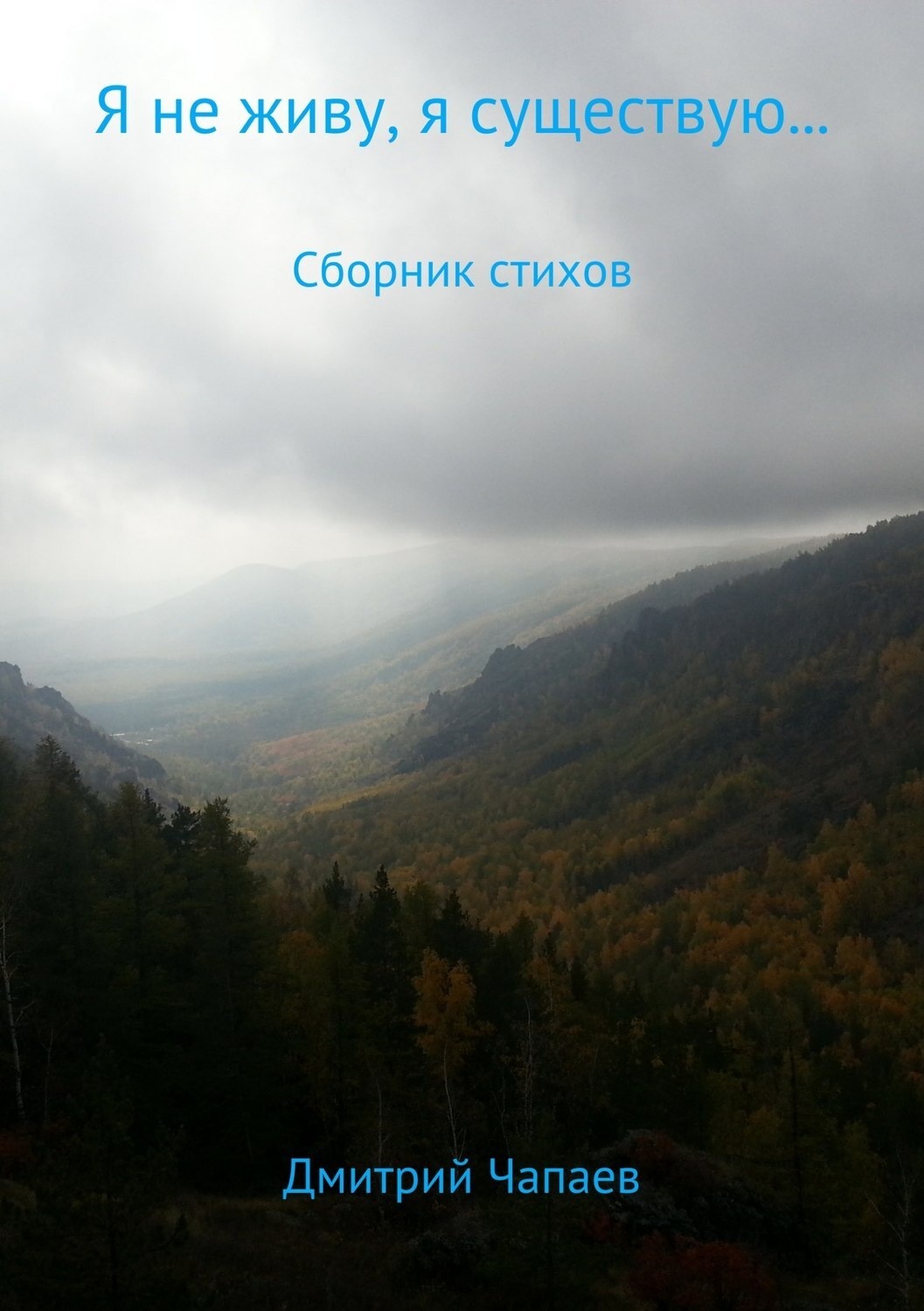 Обложка книги «Я не живу, я существую… Сборник стихотворений»