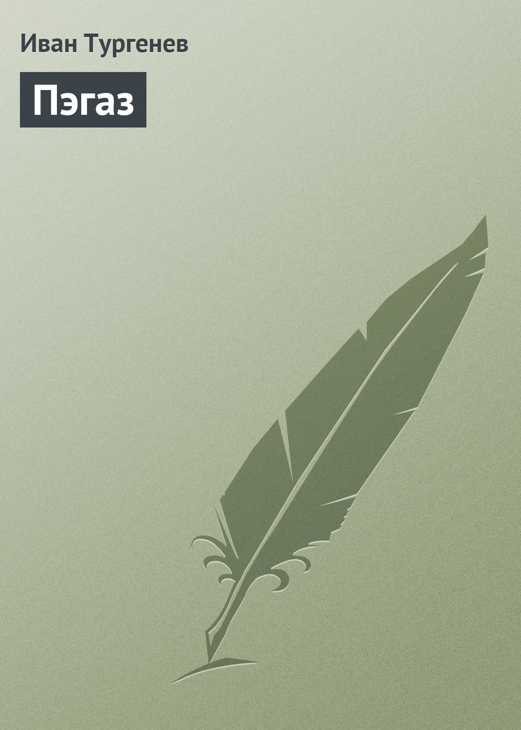 Обложка книги «Пэгаз»