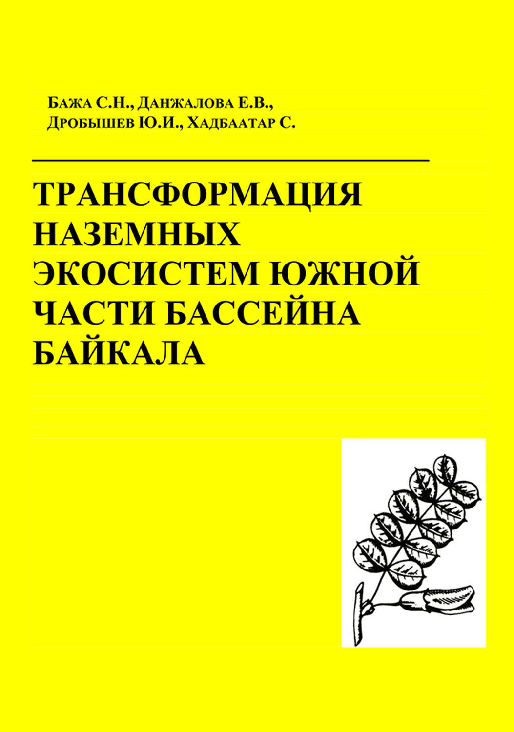 Обложка книги «Трансформация наземных экосистем южной части бассейна Байкала»