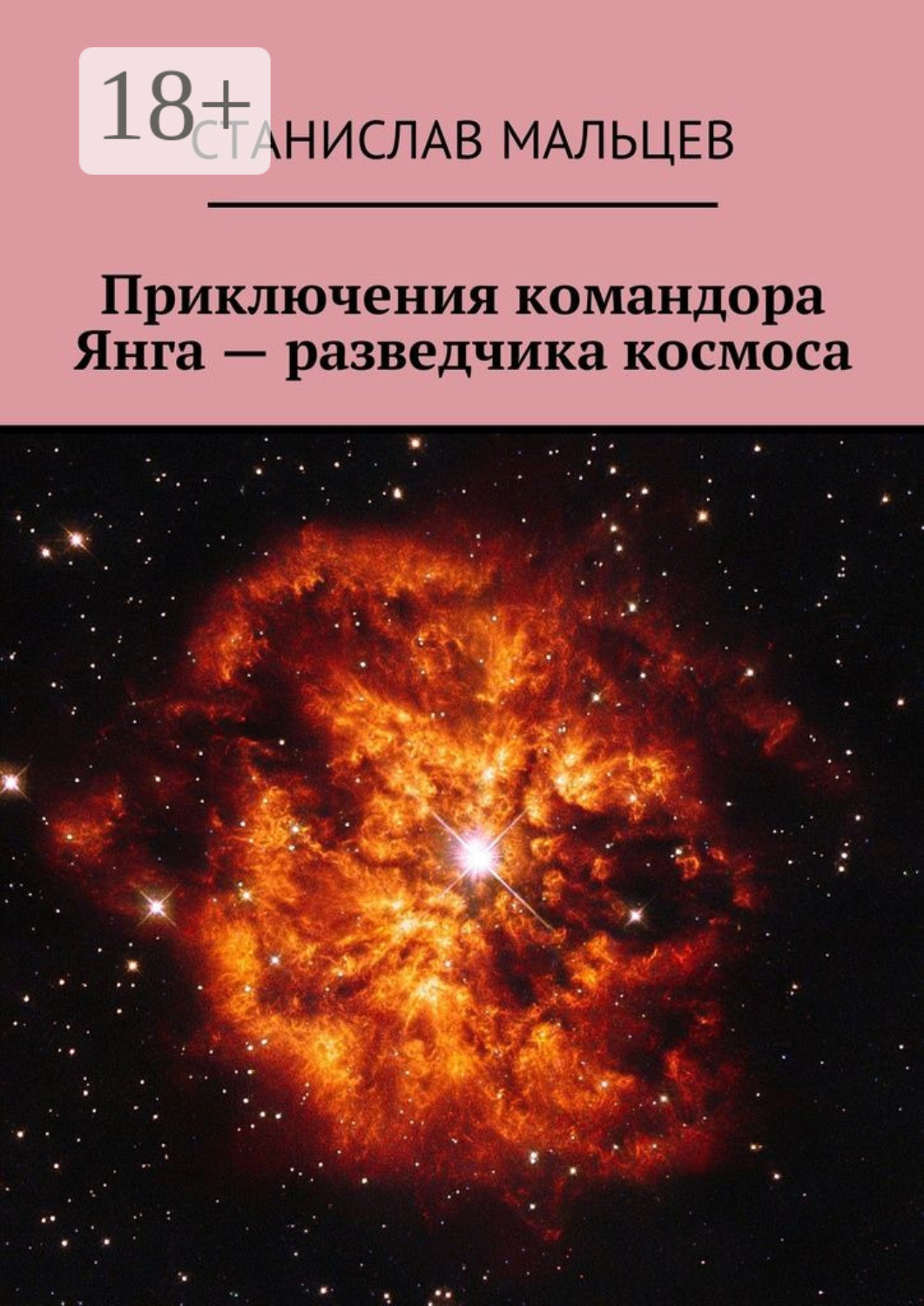 Обложка книги «Приключения командора Янга – разведчика космоса»