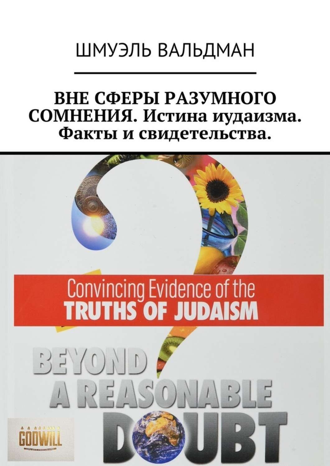 Обложка книги «ВНЕ СФЕРЫ РАЗУМНОГО СОМНЕНИЯ. Истина иудаизма. Факты и свидетельства»