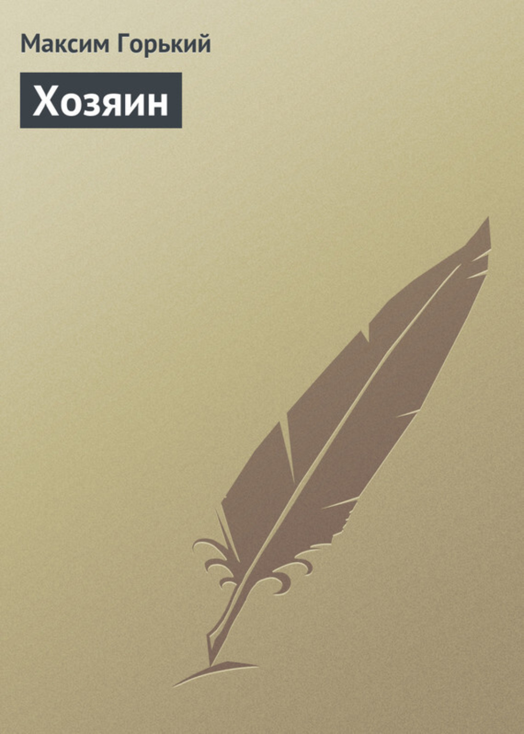 Обложка книги «Хозяин»