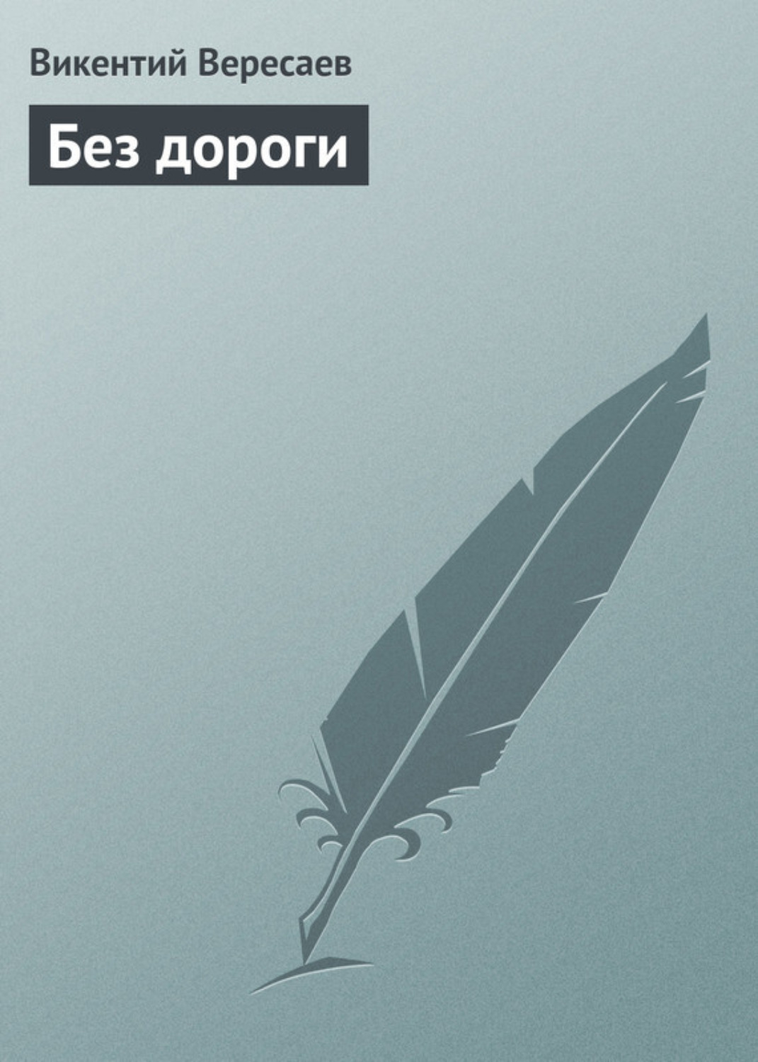 Обложка книги «Без дороги»