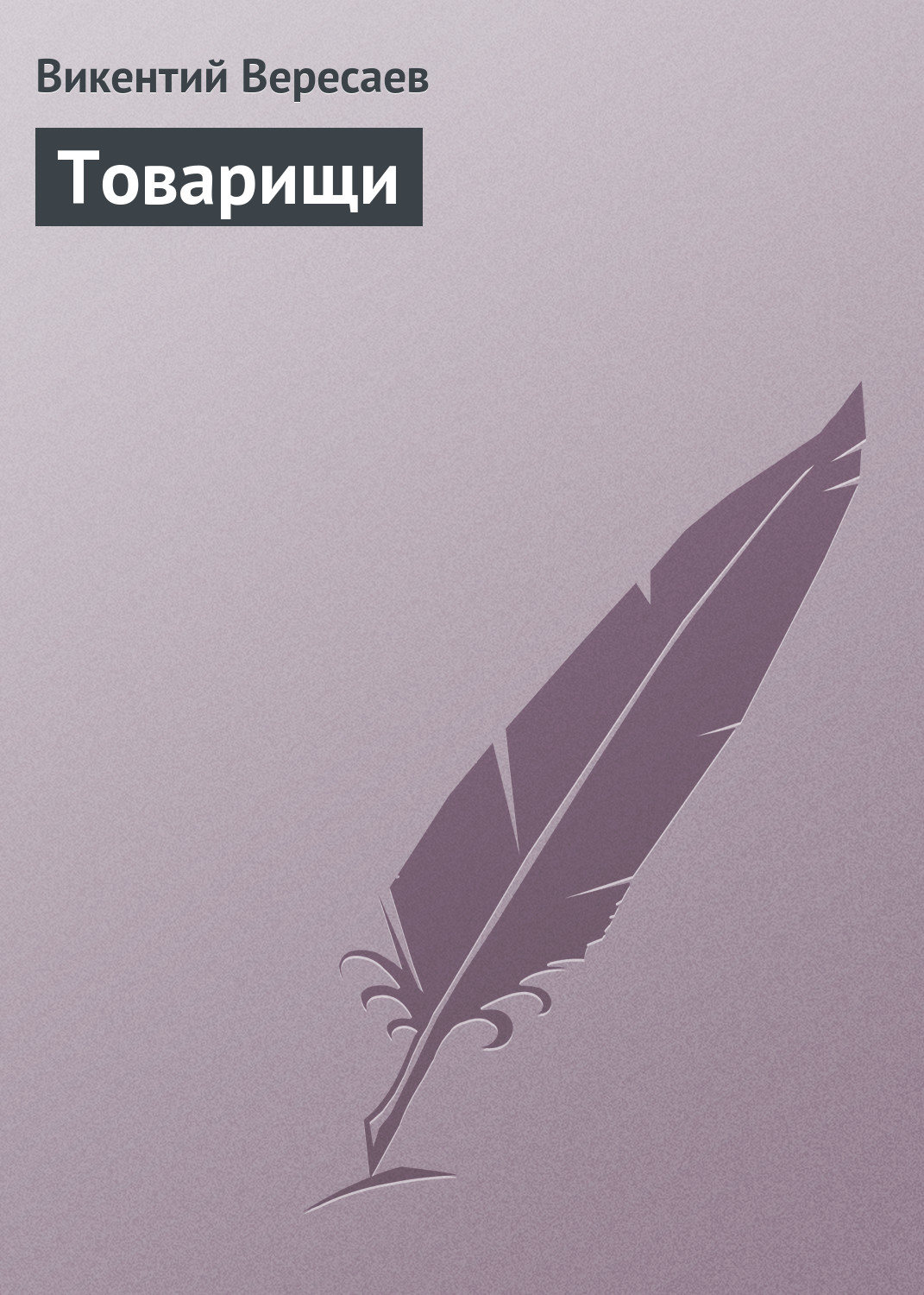 Обложка книги «Товарищи»