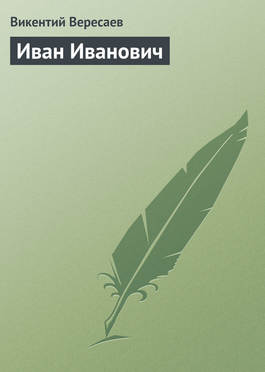 Обложка книги «Иван Иванович»