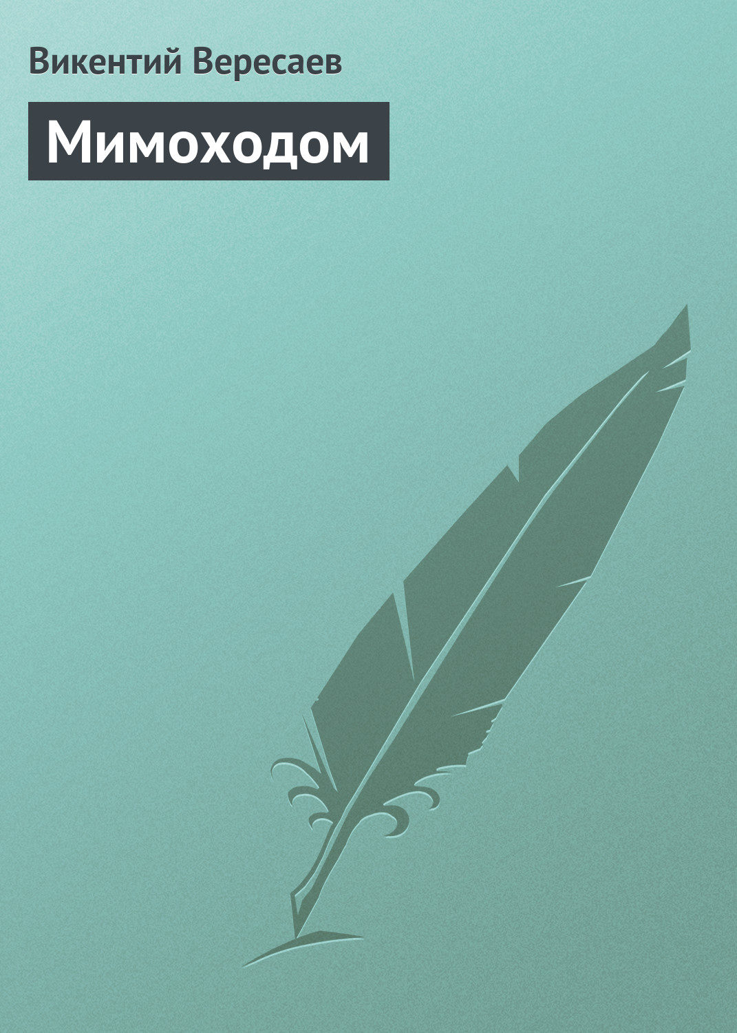 Обложка книги «Мимоходом»