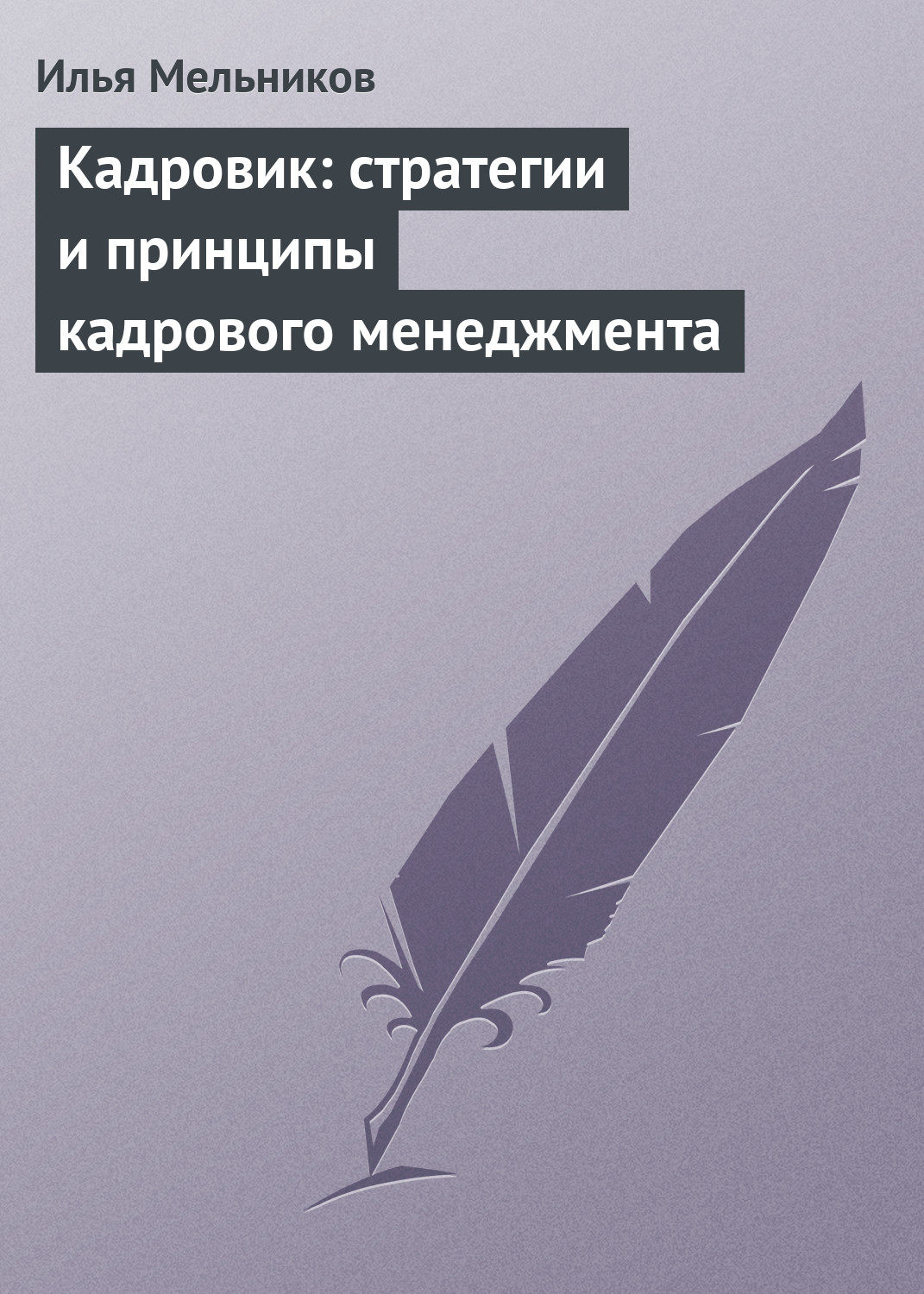 Обложка книги «Кадровик: стратегии и принципы кадрового менеджмента»