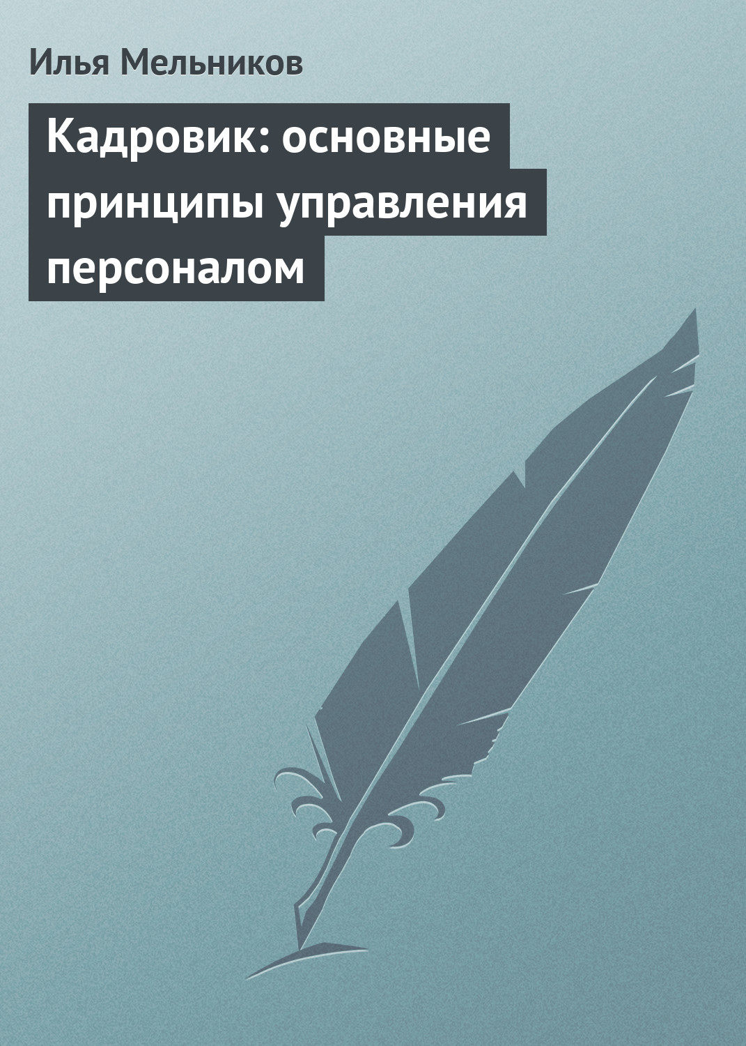 Обложка книги «Кадровик: основные принципы управления персоналом»
