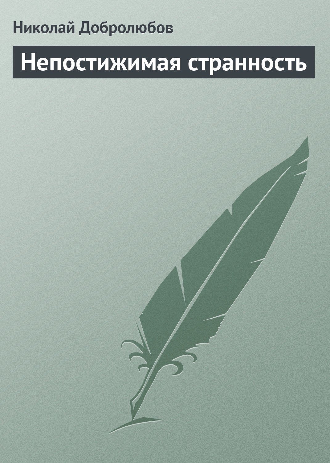 Обложка книги «Непостижимая странность»