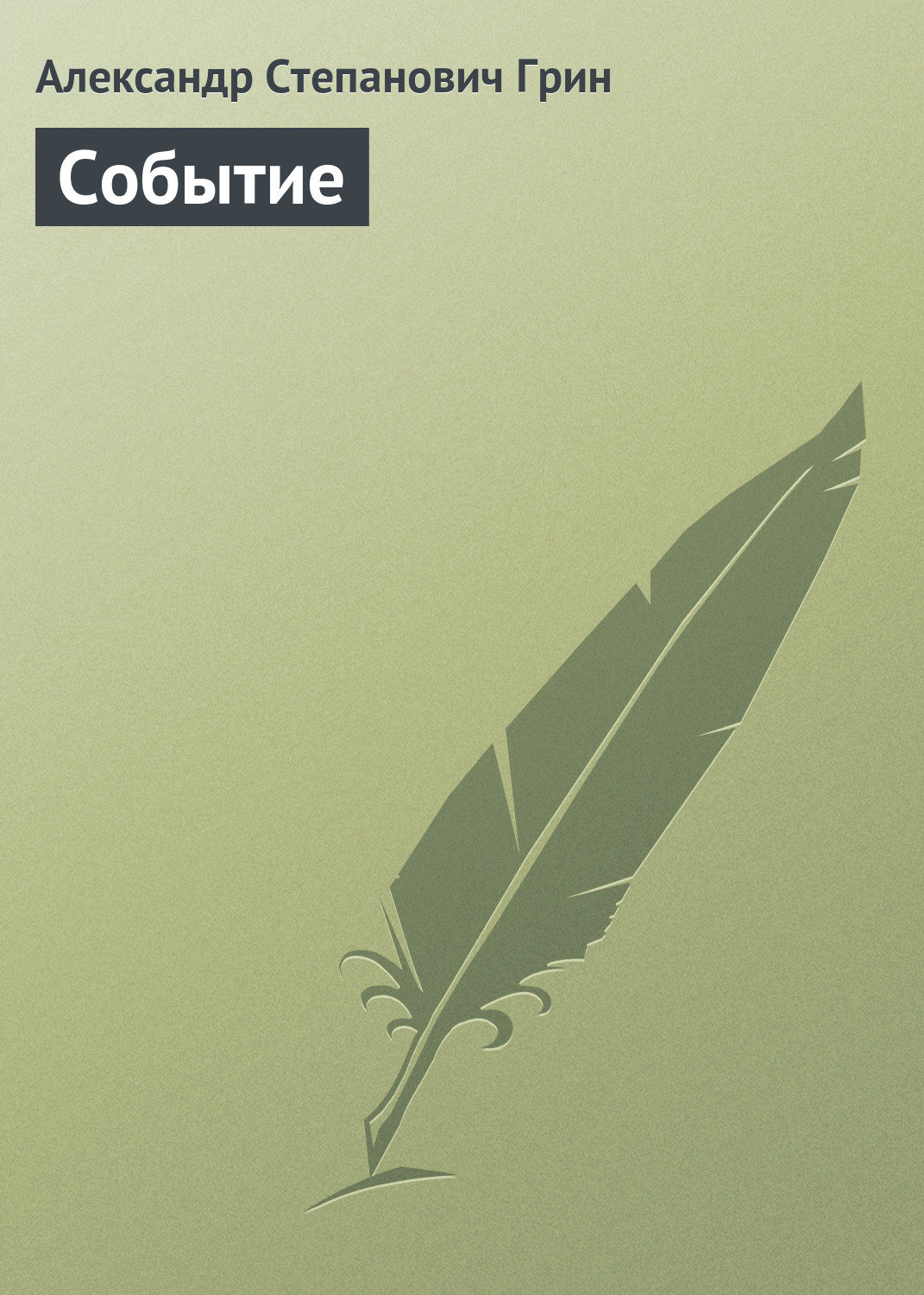 Обложка книги «Событие»