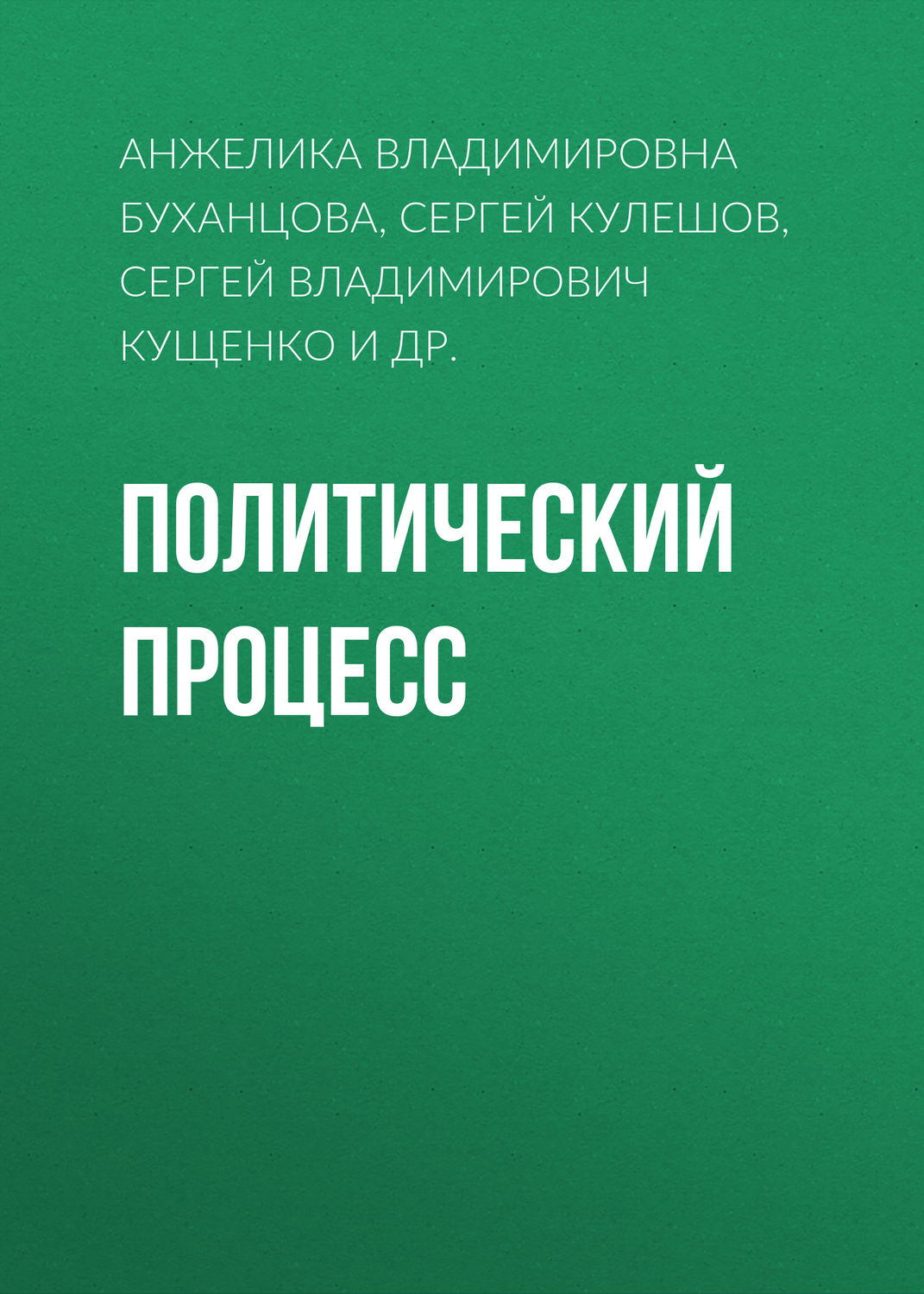 Обложка книги «Политический процесс»
