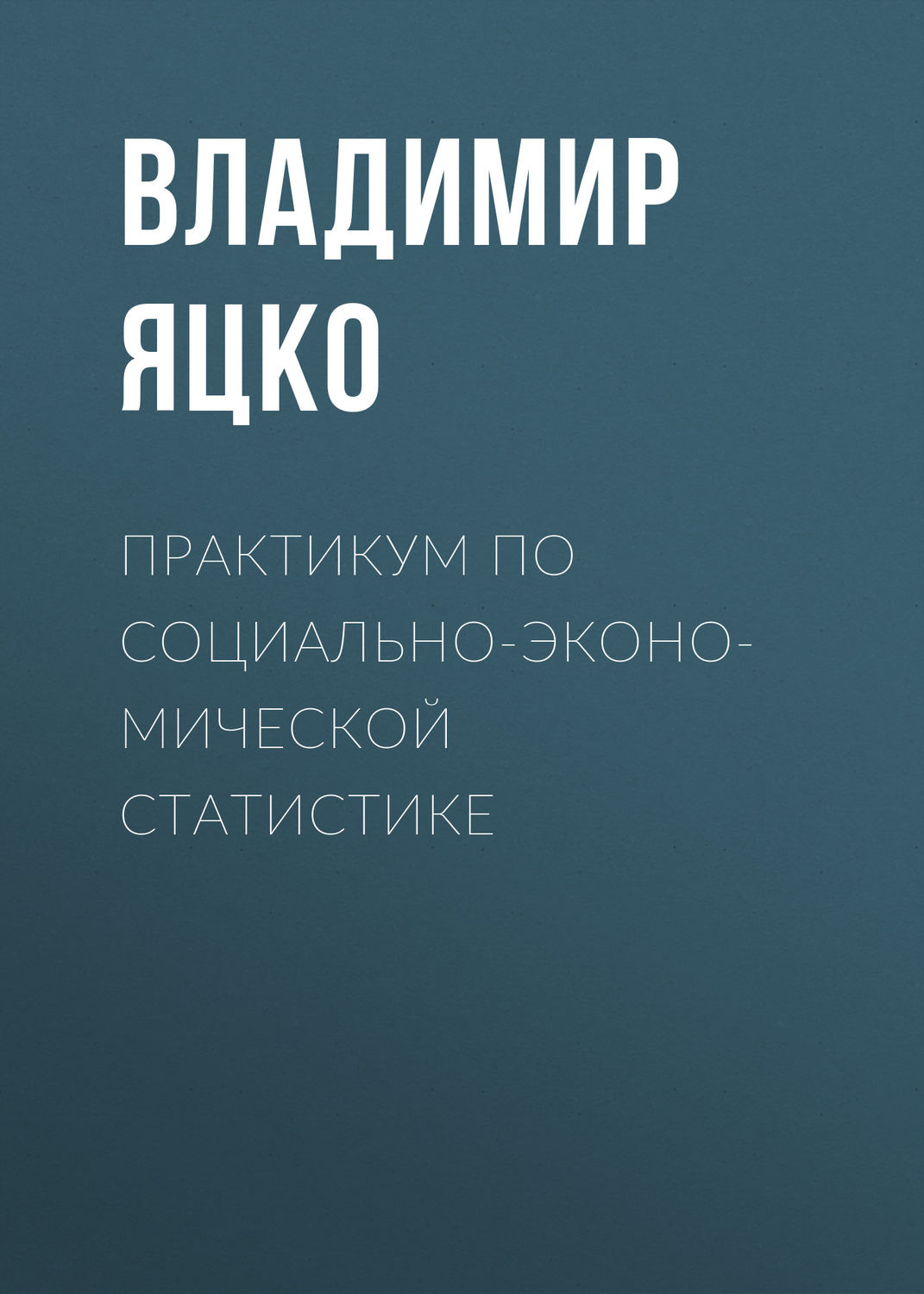 Обложка книги «Практикум по социально-экономической статистике»
