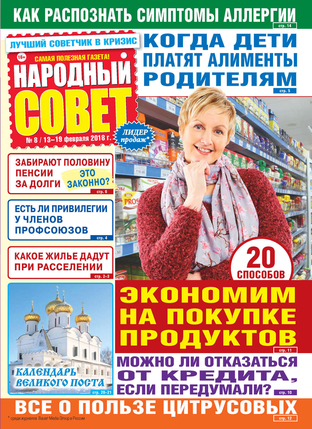Обложка книги «Народный совет №08/2018»
