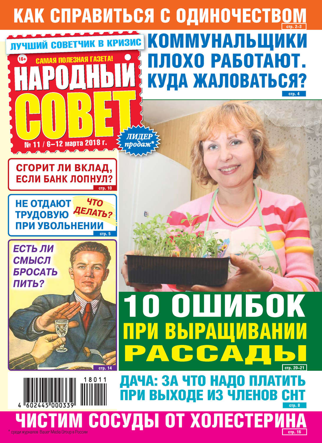 Обложка книги «Народный совет №11/2018»